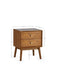 Amelie 2 Drawer Bedside in Cherry Ash - Luminex FurnitureBedside TableLOW051