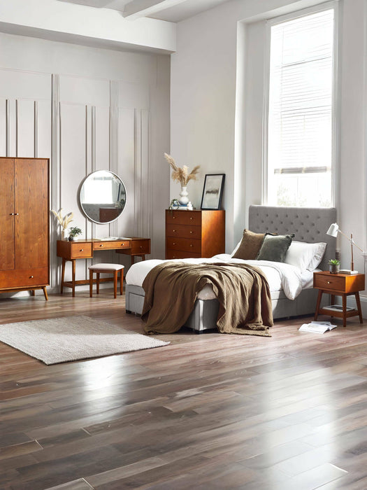 Amelie 2 Drawer Bedside in Cherry Ash - Luminex FurnitureBedside TableLOW051