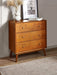 Amelie 3 Drawer Chest in Cherry Ash Veneer - Luminex FurnitureChest of drawersLOW052