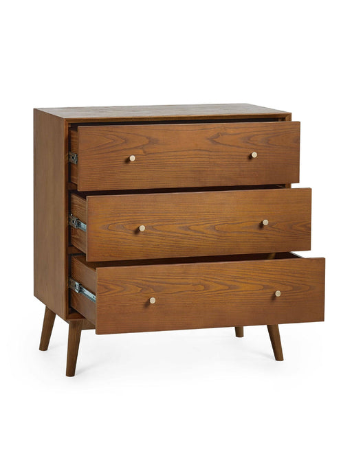 Amelie 3 Drawer Chest in Cherry Ash Veneer - Luminex FurnitureChest of drawersLOW052