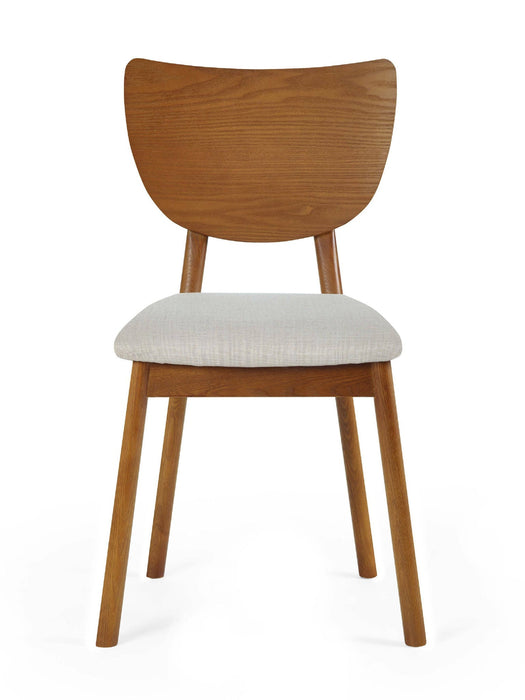Amelie Dining Chairs – Cherry Ash Veneer (Set of 2) - Luminex FurnitureChairsLOW003