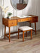Amelie Dressing Table & Stool Set | Retro Cherry Ash - Luminex FurnitureDressing TableLOW054