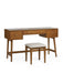Amelie Dressing Table & Stool Set | Retro Cherry Ash - Luminex FurnitureDressing TableLOW054