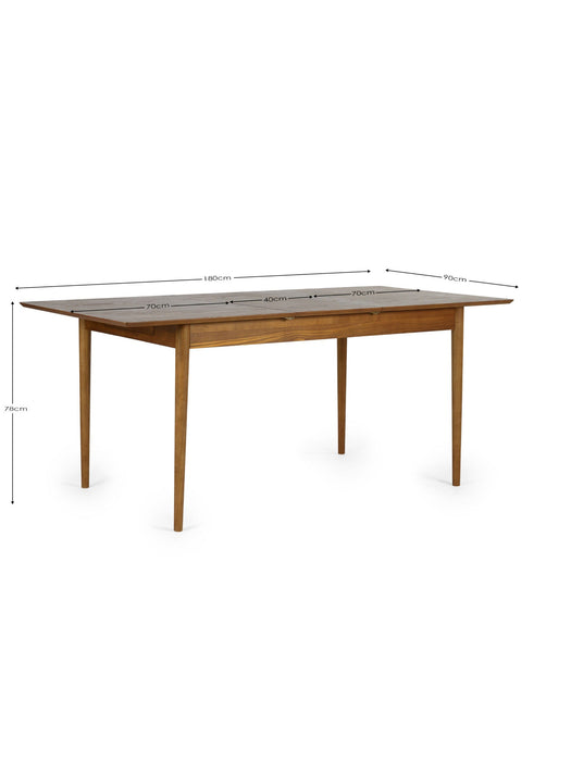 Amelie Extending Dining Table With 2 Drawers - Luminex FurnitureDining TableLOW001
