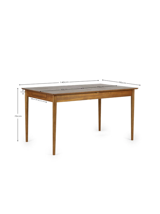 Amelie Extending Dining Table With 2 Drawers - Luminex FurnitureDining TableLOW001