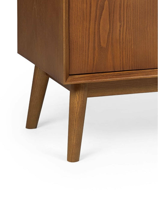 Amelie Large Sideboard – Cherry Ash & Retro Design - Luminex FurnitureSideboardLOW008