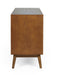 Amelie Large Sideboard – Cherry Ash & Retro Design - Luminex FurnitureSideboardLOW008