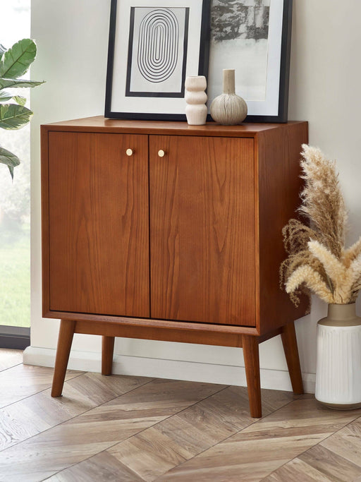 Amelie Small Sideboard – Cherry Ash Retro Design - Luminex FurnitureSideboardLOW007