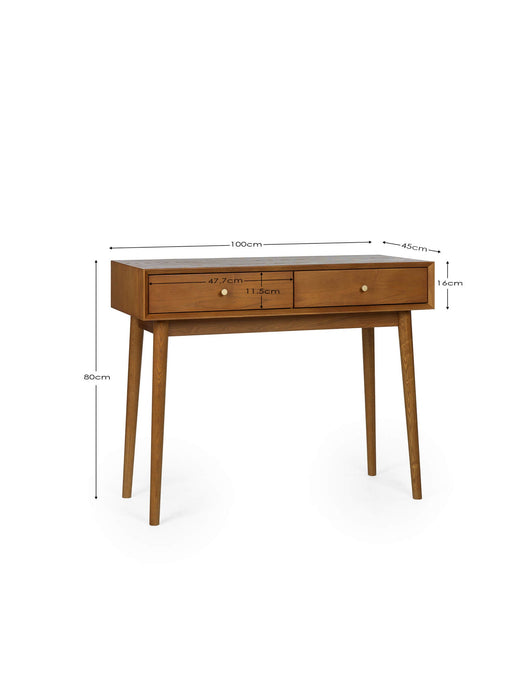 Amelie Writing Desk With 2 Drawers - Luminex FurnitureDeskLOW006