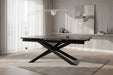 Anneliese Extending Dining Table - Black Graphite Ceramic & Black Powder - Coated Steel - Luminex FurnitureDining TableOSA001