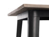Arabella Bar Table – Mocha Elm & Black Industrial Design - Luminex FurnitureDining TableGRA302