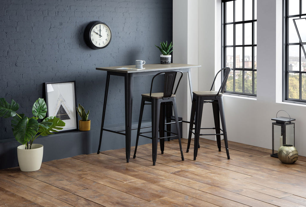 Arabella Metal Bar Stools – Set of 2 - Luminex FurnitureStoolGRA303