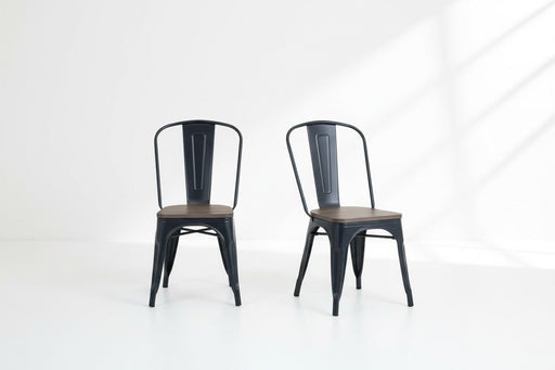 Arabella Tolix Style Dining Chairs – Set of 4 - Luminex FurnitureChairsGRA309