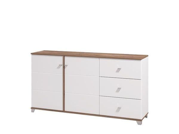 Ardella High Gloss & Oak Effect Sideboard - LuminexFurnitureSideboard3442