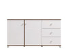 Ardella High Gloss & Oak Effect Sideboard - LuminexFurnitureSideboard3442