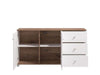 Ardella High Gloss & Oak Effect Sideboard - LuminexFurnitureSideboard3442