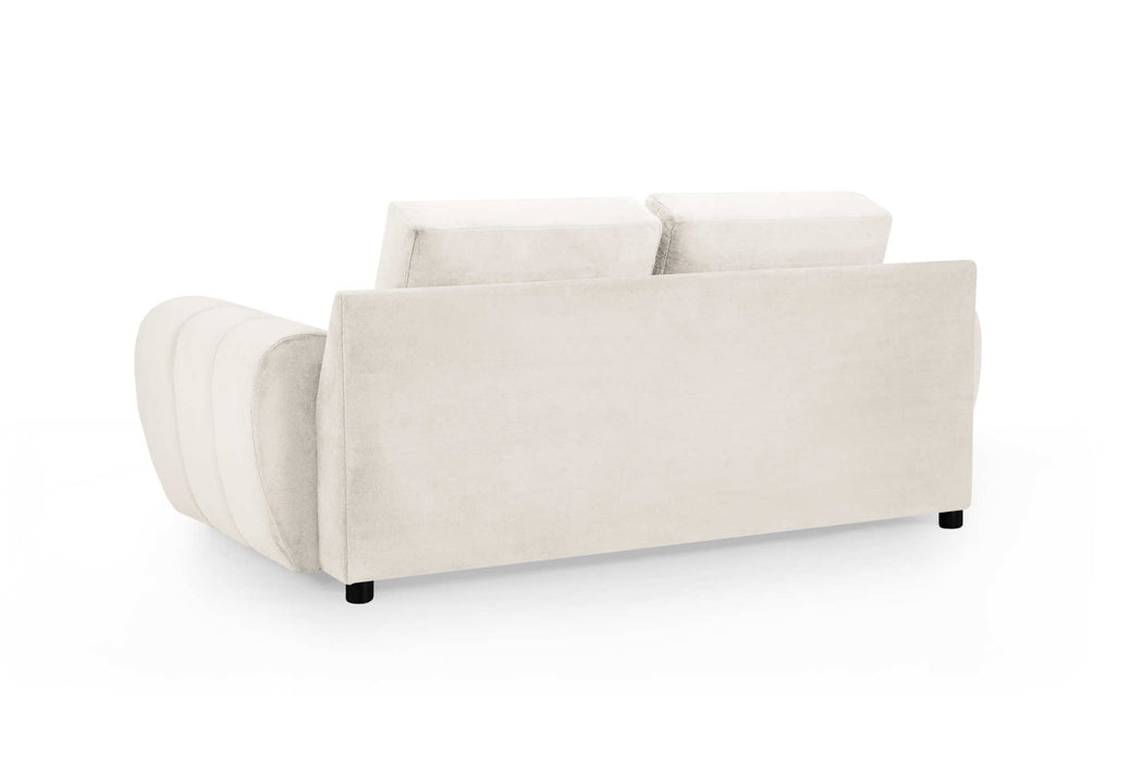 Arlington Cream 2 Seater Sofa - Chenille Velvet - Luminex FurnitureSofasazzuro_sofa_cream_2_seater