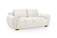 Arlington Cream 2 Seater Sofa - Chenille Velvet - Luminex FurnitureSofasazzuro_sofa_cream_2_seater