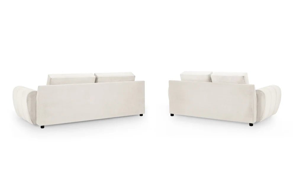 Arlington Cream 3+2 Seater Sofa Set - Luminex FurnitureSofasazzuro_sofa_cream_3+2_set