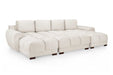 Arlington Cream U - Shape Corner Sofa - Luminex FurnitureSofasazzuro_sofabed_ushape_cream