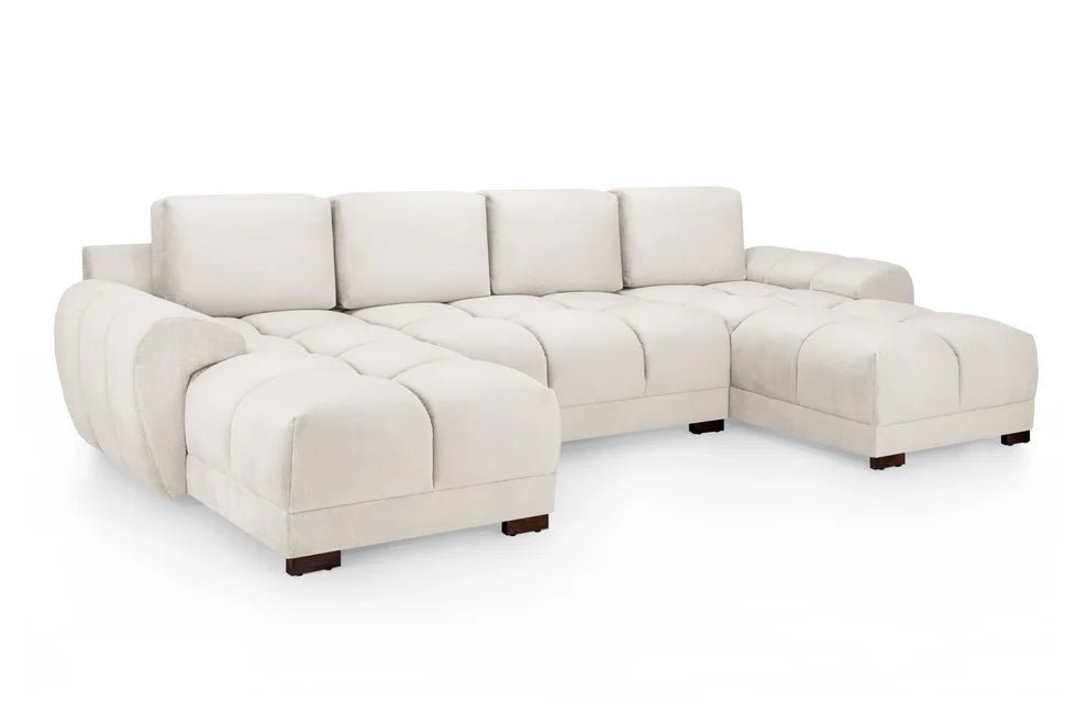 Arlington Cream U - Shape Corner Sofa - Luminex FurnitureSofasazzuro_sofabed_ushape_cream