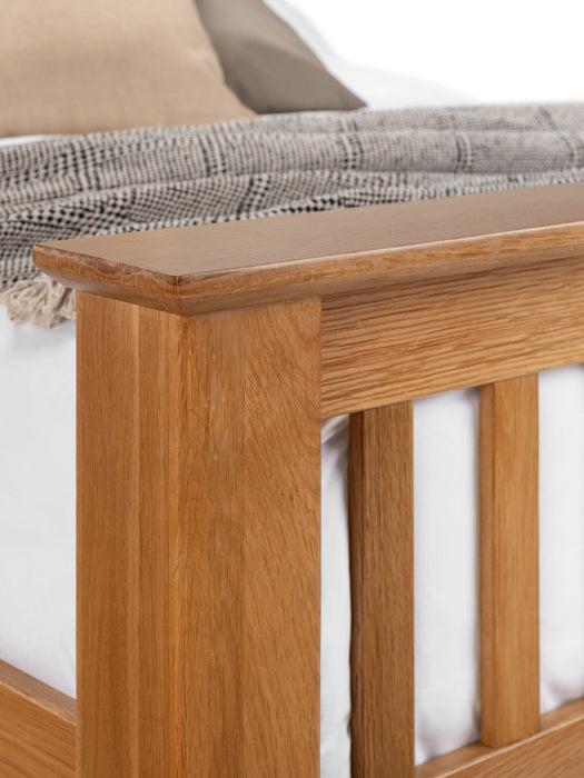 Arlo Oak High Footend Bed - Luminex FurnitureBedAMS001