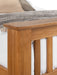 Arlo Oak High Footend Bed - Luminex FurnitureBedAMS001