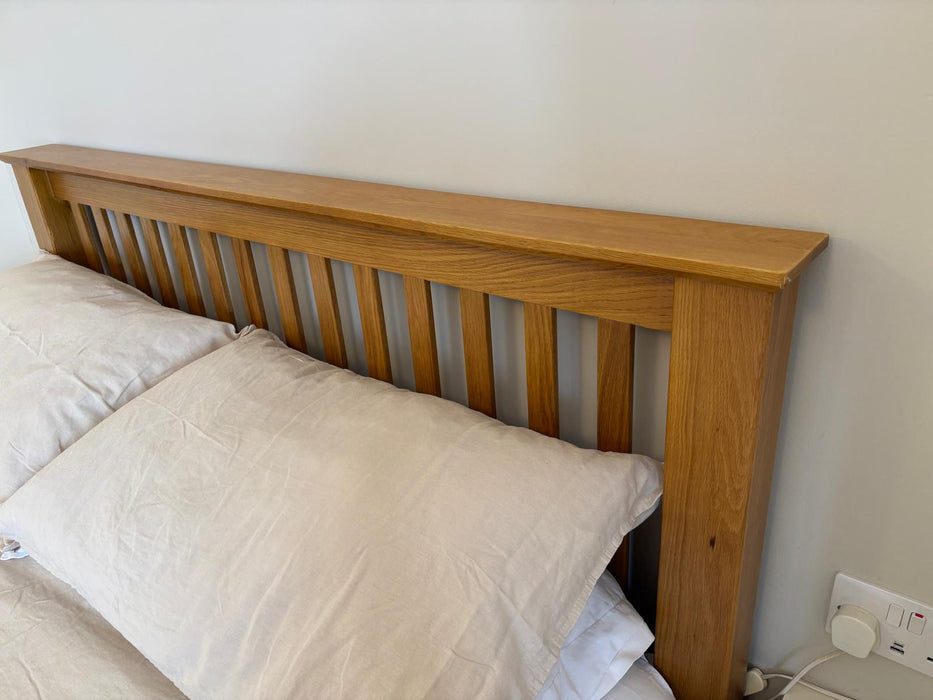 Arlo Oak Low Footend Bed - Luminex FurnitureBedAMS004