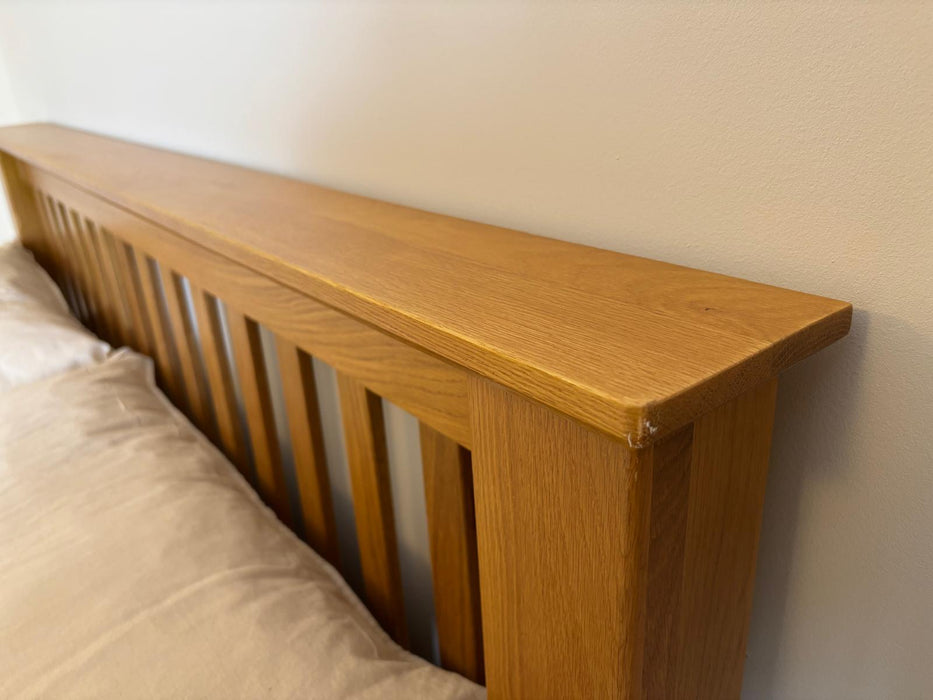 Arlo Oak Low Footend Bed - Luminex FurnitureBedAMS004