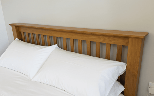 Arlo Solid Oak Low Footend Bed - Timeless Shaker Design - Luminex FurnitureBedAMS004