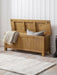 Artemis Reclaimed Wood Storage Bench – Natural or Grey - Luminex FurnitureBench SeatASP003