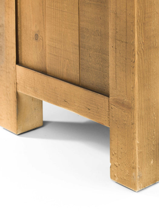 Artemis Reclaimed Wood Storage Bench – Natural or Grey - Luminex FurnitureBench SeatASP026