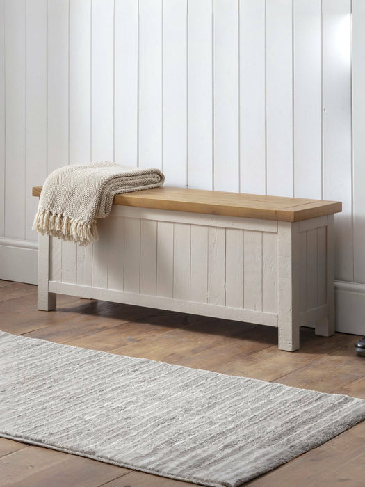 Artemis Reclaimed Wood Storage Bench – Natural or Grey - Luminex FurnitureBench SeatASP026