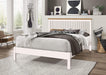 Ascot White Wooden Bed Frame - Luminex FurnitureBedASCOT3WHITE