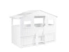 Ashford Treehouse Mid Sleeper Bed with Storage – White - Luminex FurnitureMid SleepersACO001