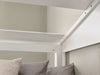 Ashford Treehouse Mid Sleeper Bed with Storage – White - Luminex FurnitureMid SleepersACO001