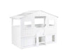 Ashford Treehouse Mid Sleeper Bed with Storage – White - Luminex FurnitureMid SleepersACO001