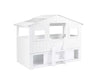 Ashford Treehouse Mid Sleeper Bed with Storage – White - Luminex FurnitureMid SleepersACO001