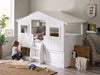 Ashford Treehouse Mid Sleeper Bed with Storage – White - Luminex FurnitureMid SleepersACO001