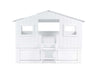Ashford Treehouse Mid Sleeper Bed with Storage – White - Luminex FurnitureMid SleepersACO001