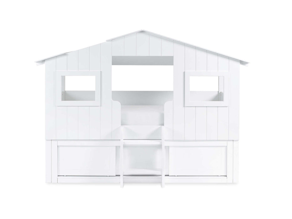 Ashford Treehouse Mid Sleeper Bed with Storage – White - Luminex FurnitureMid SleepersACO001