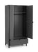 Ashmere 2 Door 1 Drawer Wardrobe in Storm Grey - Luminex FurnitureWardrobeCHL005