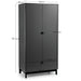 Ashmere 2 Door 1 Drawer Wardrobe in Storm Grey - Luminex FurnitureWardrobeCHL005