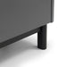 Ashmere 2 Drawer Bedside in Storm Grey - Luminex FurnitureBedside TableCHL002
