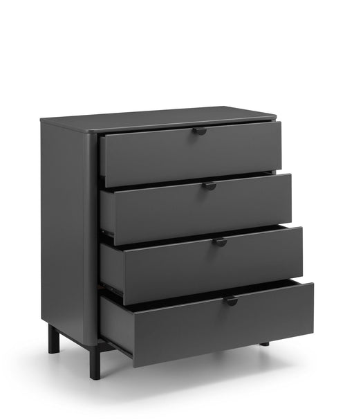 Ashmere 4 Drawer Chest in Storm Grey - Luminex FurnitureChest of drawersCHL003