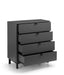 Ashmere 4 Drawer Chest in Storm Grey - Luminex FurnitureChest of drawersCHL003
