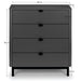 Ashmere 4 Drawer Chest in Storm Grey - Luminex FurnitureChest of drawersCHL003