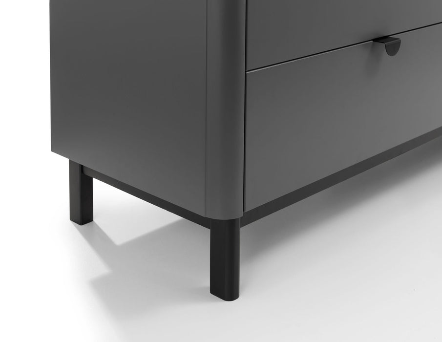 Ashmere 6 Drawer Wide Chest in Storm Grey - Luminex FurnitureChest of drawersCHL004