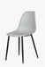 Aspen Curve Chair Pair – Light Grey & Black - LuminexFurnitureChairsASCH21 - GR