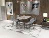 Aspen Curve Chair Pair – Light Grey & Black - LuminexFurnitureChairsASCH21 - GR